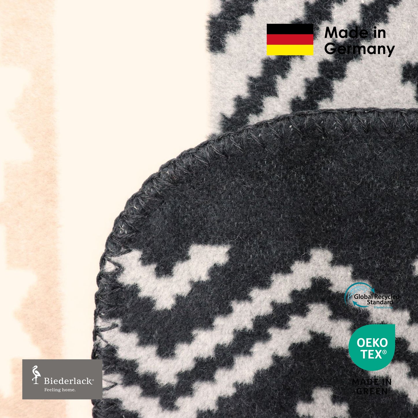 德國製優質混綿毛毯 WINTER BRAID