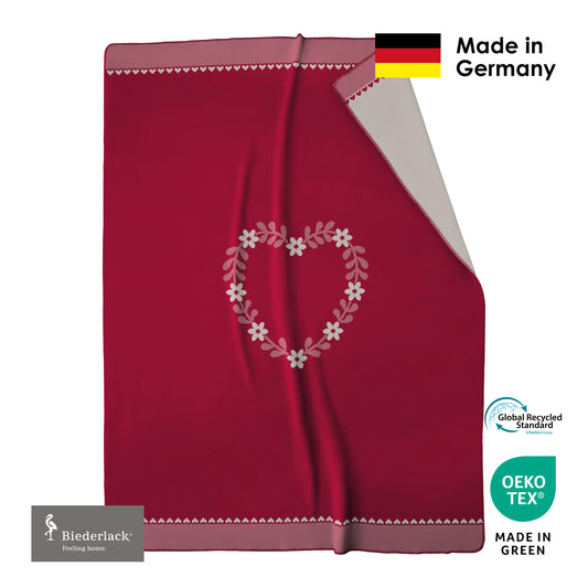 德國製優質混綿毛毯 HEART WARMING