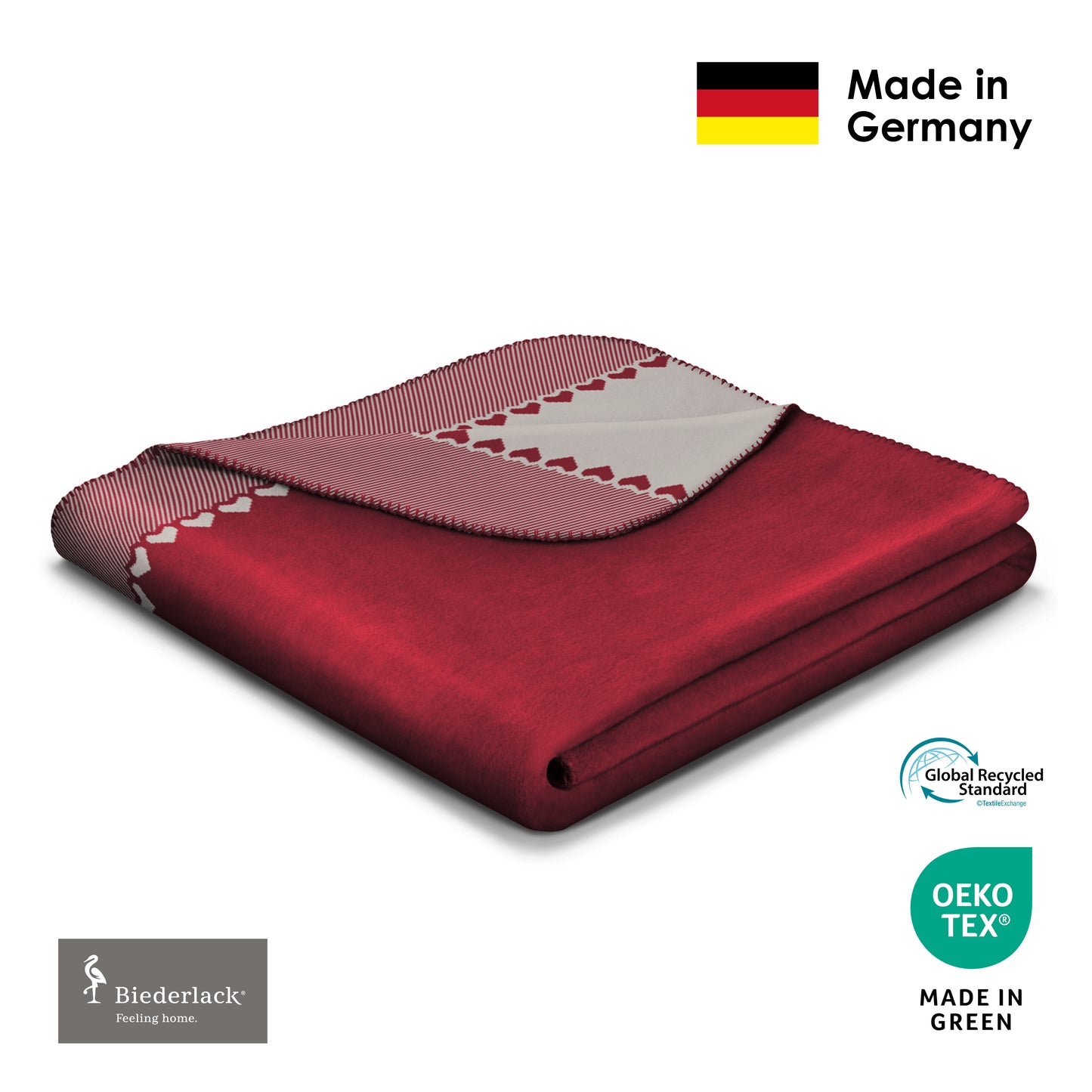 德國製優質混綿毛毯 HEART WARMING