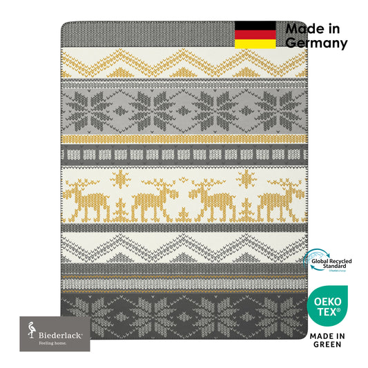 德國製優質混綿毛毯 WINTER KNIT