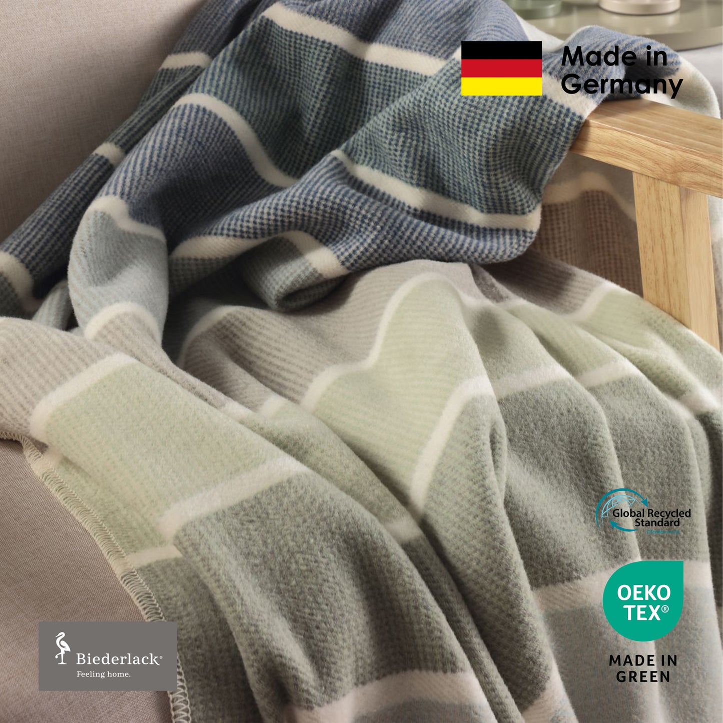 德國製優質全綿毛毯 COTTON LINES