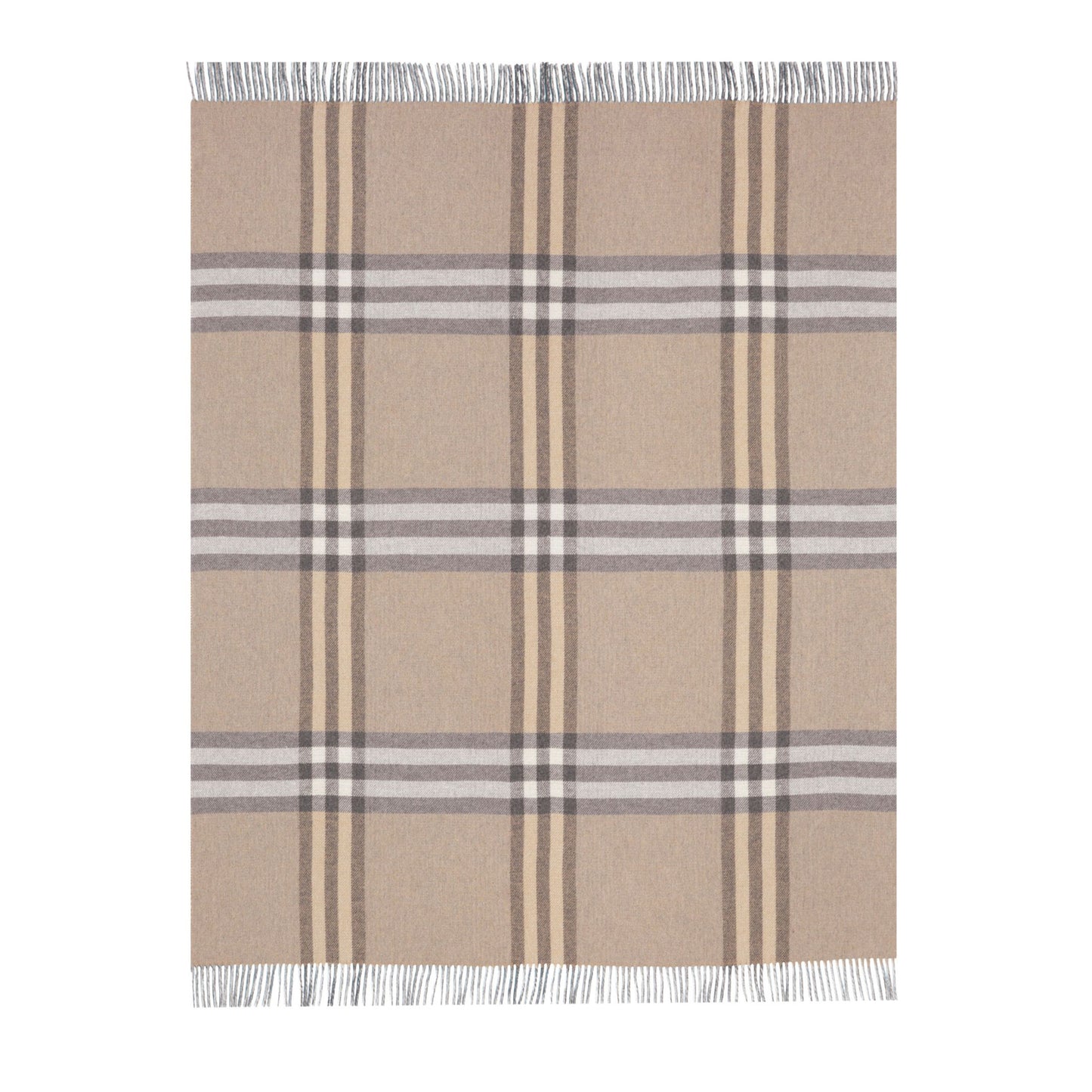 意大利製優質混茄士咩羊毛毯 TWIN CHECK