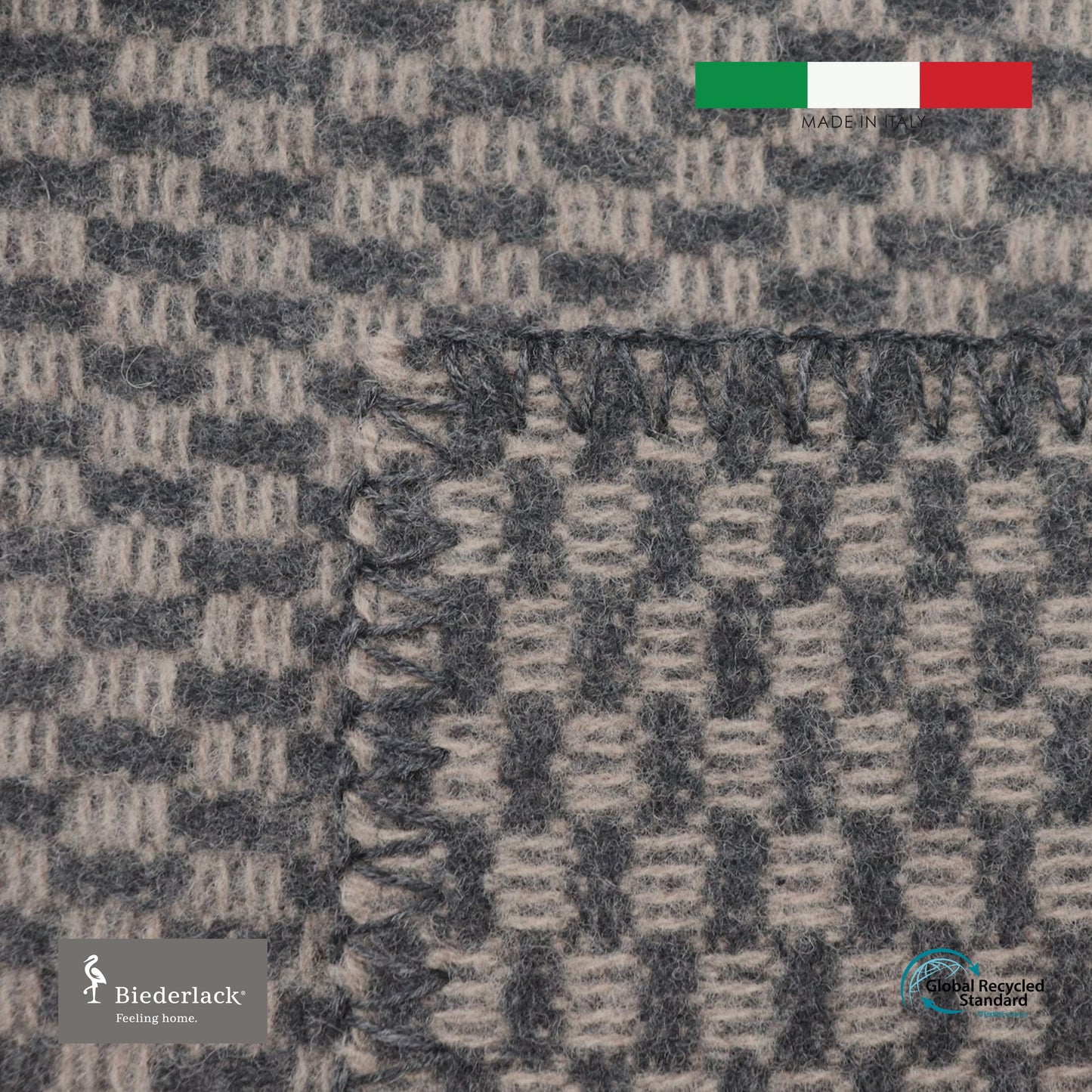 意大利製Merino美利奴羊毛毛毯 MOKKA