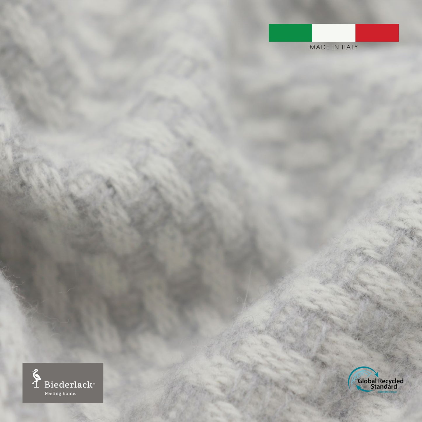意大利製Merino美利奴羊毛毛毯 SILVER