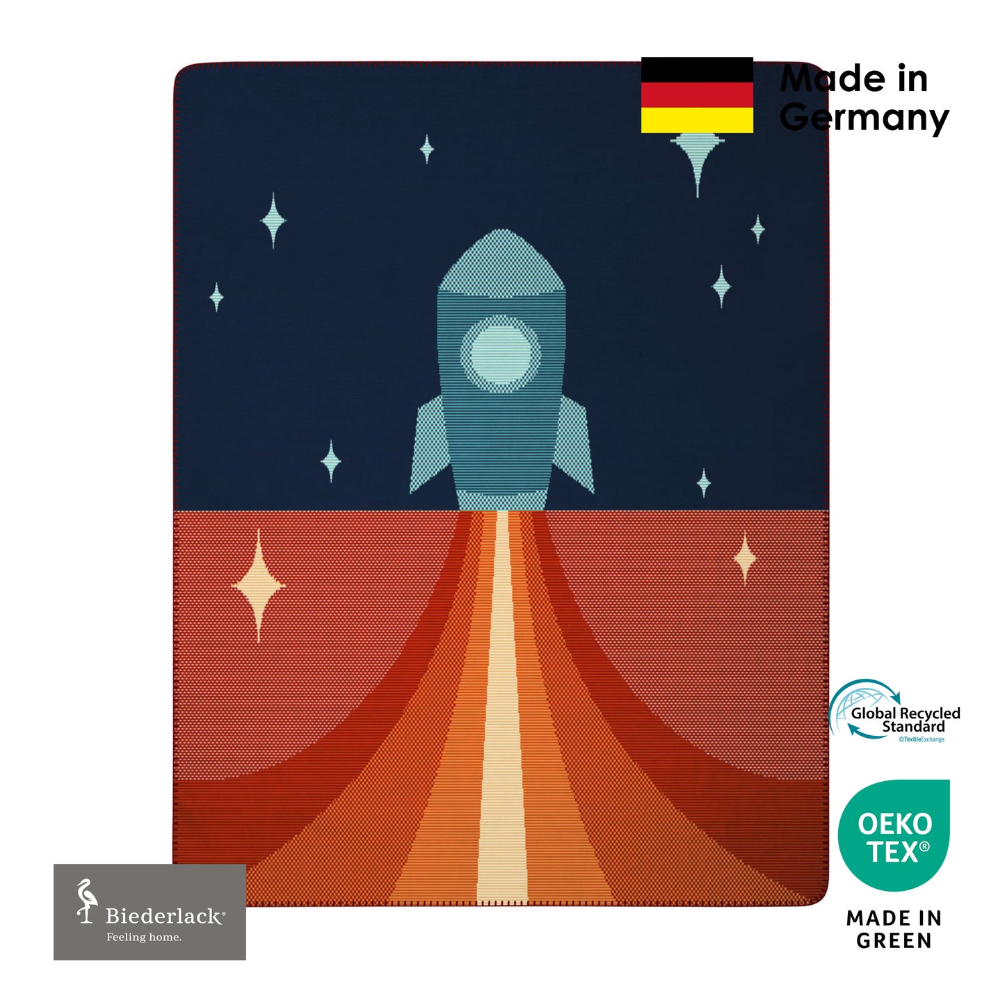 德國製嬰兒毛毯 LITTLE ROCKET