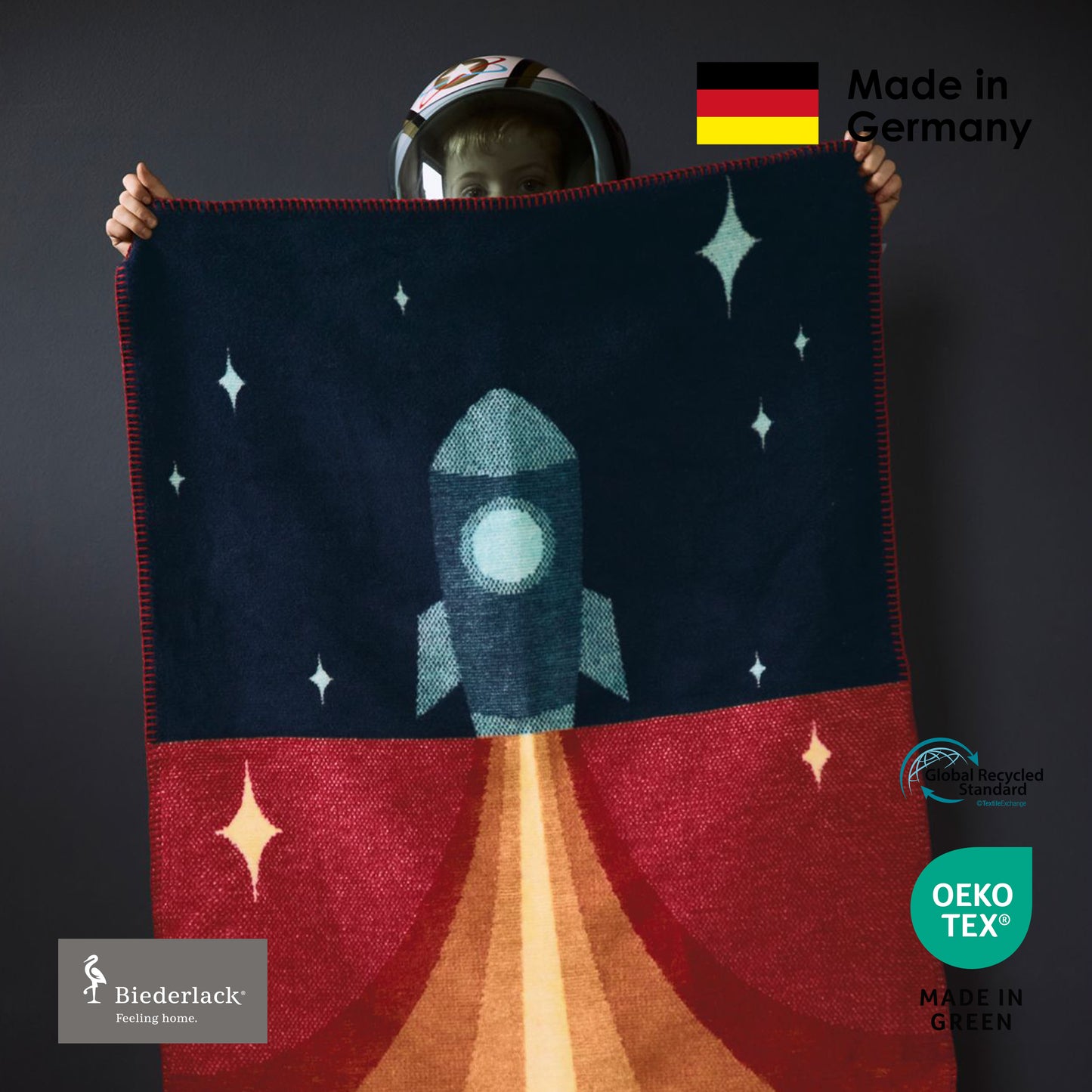 德國製嬰兒毛毯 LITTLE ROCKET