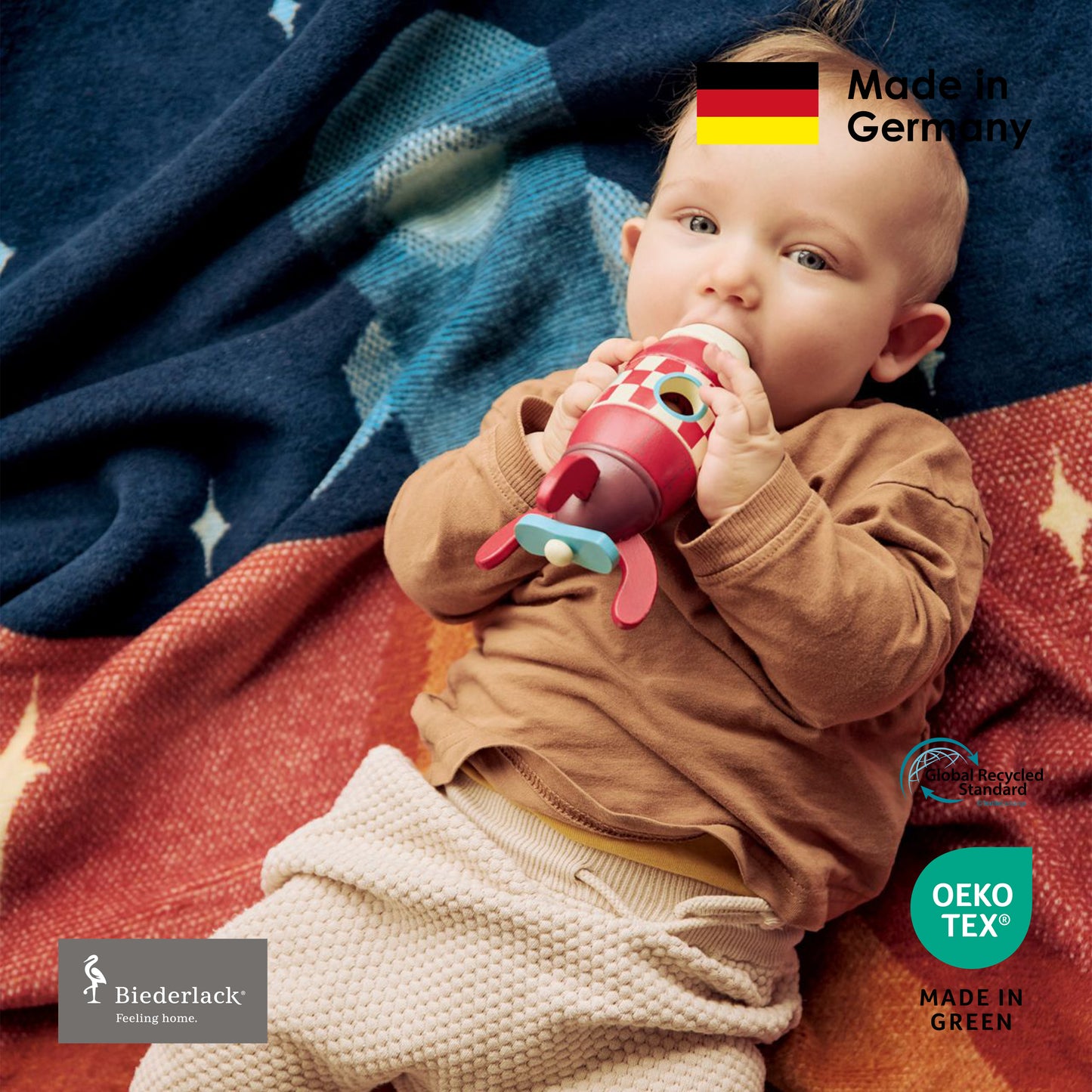 德國製嬰兒毛毯 LITTLE ROCKET