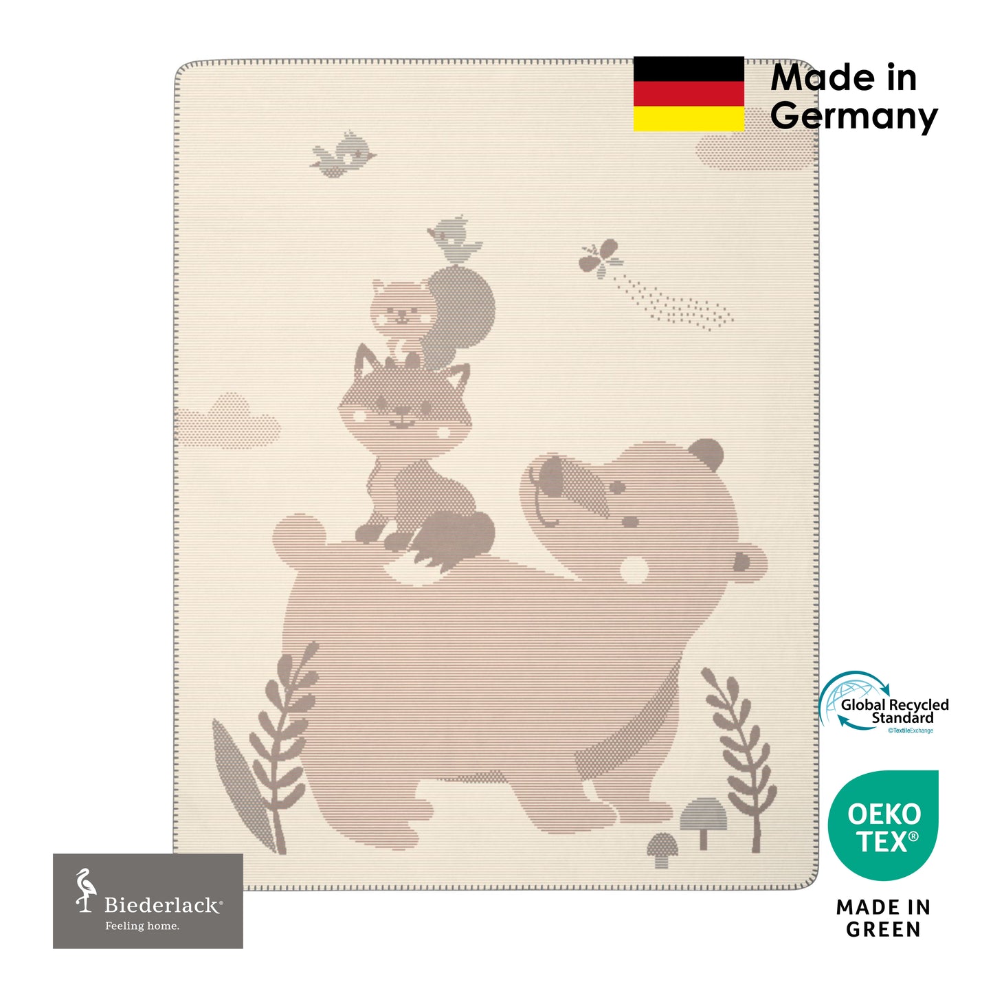 德國製嬰兒毛毯 FOXY & FRIENDS