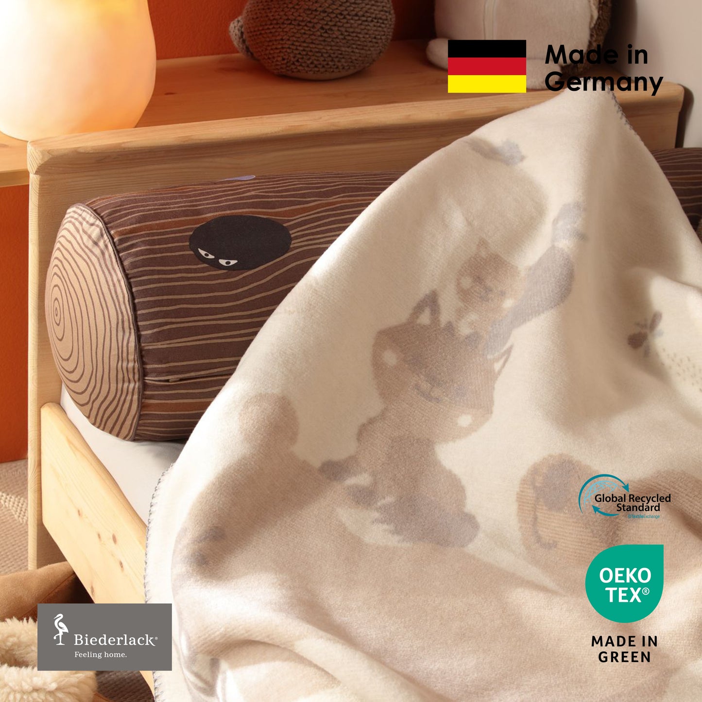 德國製嬰兒毛毯 FOXY & FRIENDS