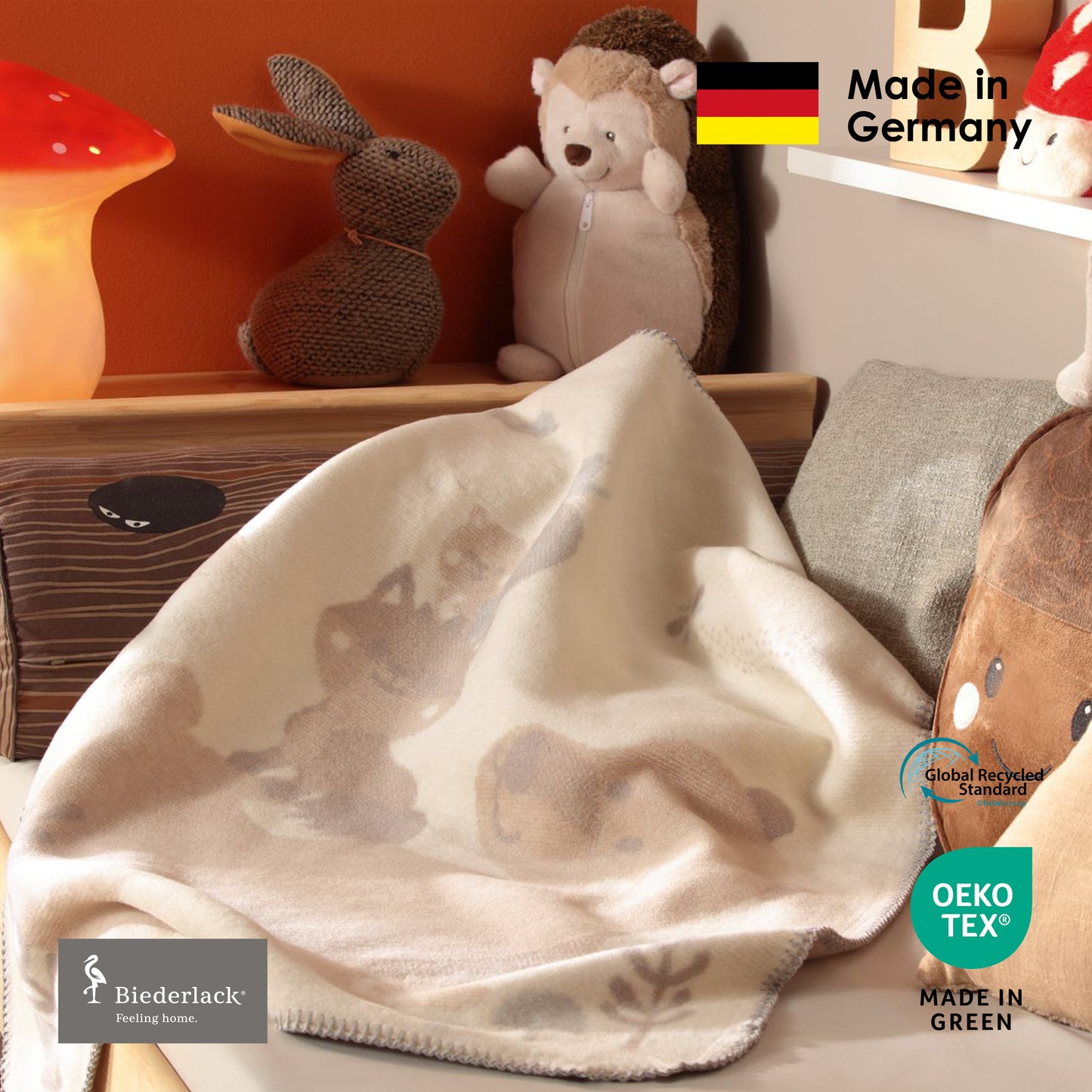 德國製嬰兒毛毯 FOXY & FRIENDS