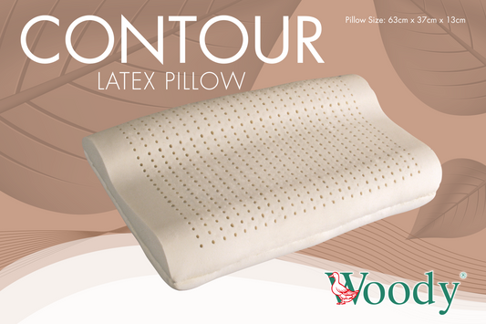 100% Natural Latex Pillow - Contour
