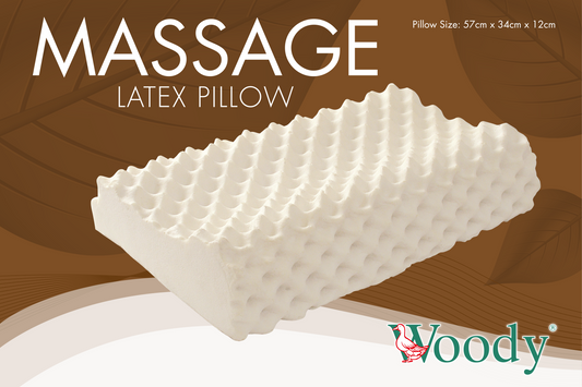 100% Natural Latex Pillow - Massage