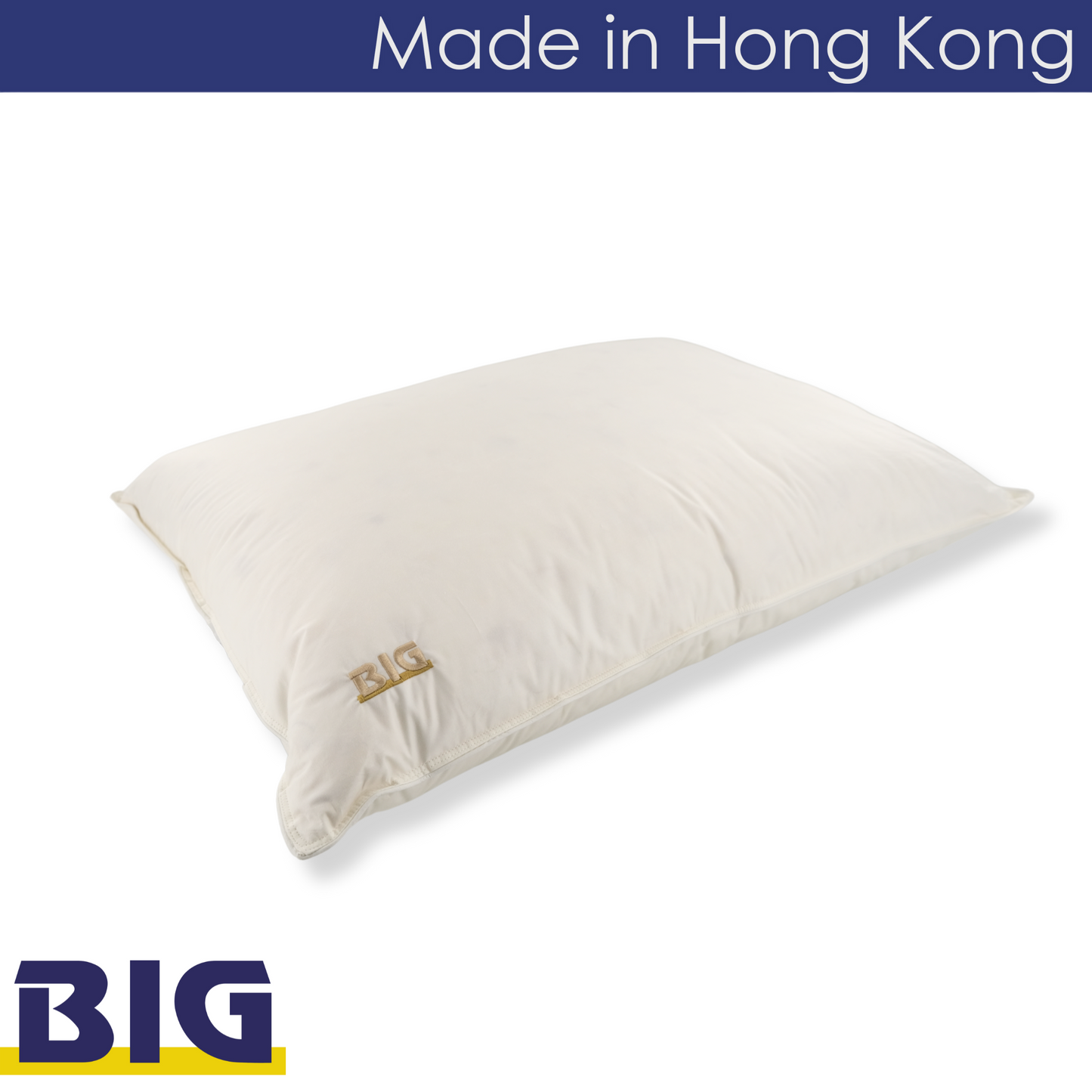 BIG 極致白鵝夾心羽絨枕b